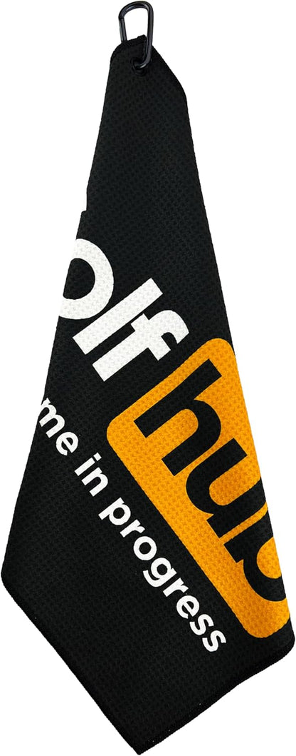 Golfhub Golf Towel - Golf Accessories for Men - Golf Gifts for Men - Printed Funny Golf Towel
