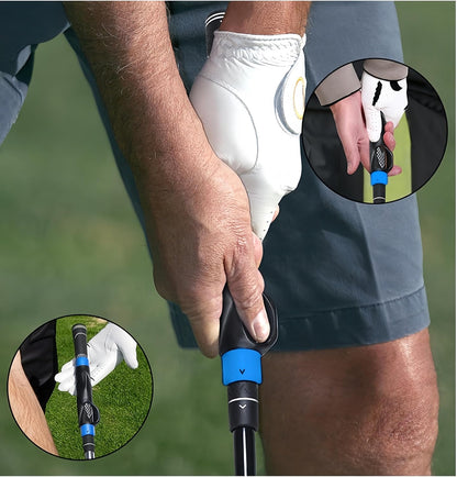 Golf Grip Trainer, Golf Club Grips,Golf Training Aid, Grip Trainer Golf to Help Train Correct Hand Position and Improve Swing Rhythm,Golf Grip Kit Accessories Gifts
