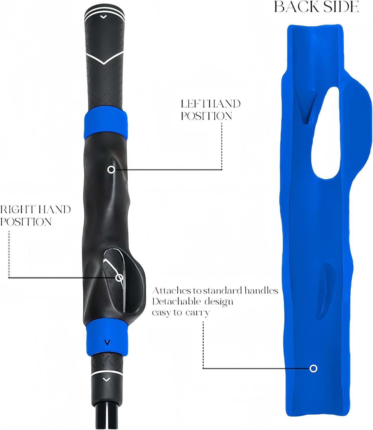 Golf Grip Trainer, Golf Club Grips,Golf Training Aid, Grip Trainer Golf to Help Train Correct Hand Position and Improve Swing Rhythm,Golf Grip Kit Accessories Gifts