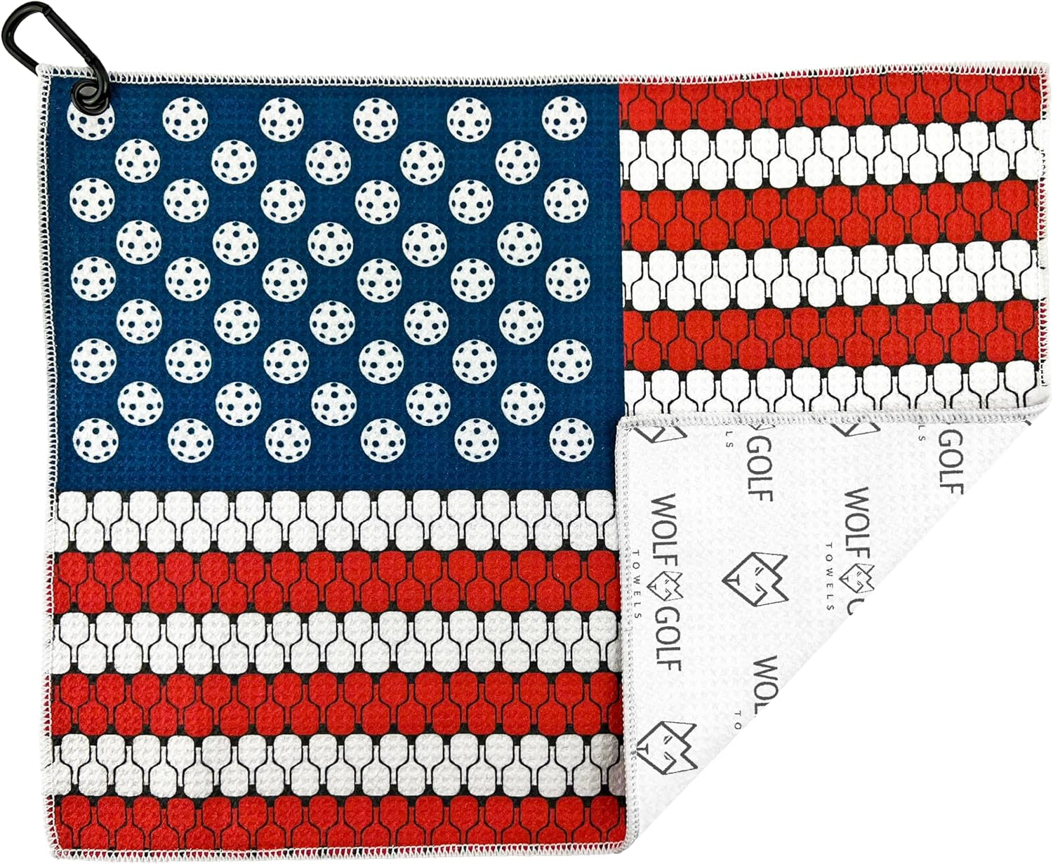 Pickleball Towel | Pickleball Gifts | American Flag Paddles | Sport Towel | Retirement Gift